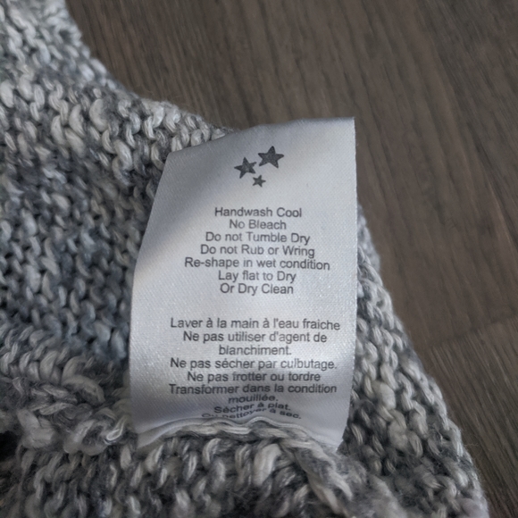 Talula Light Grey Chunky Knit Sweater Dress Small - Picture 6 of 6